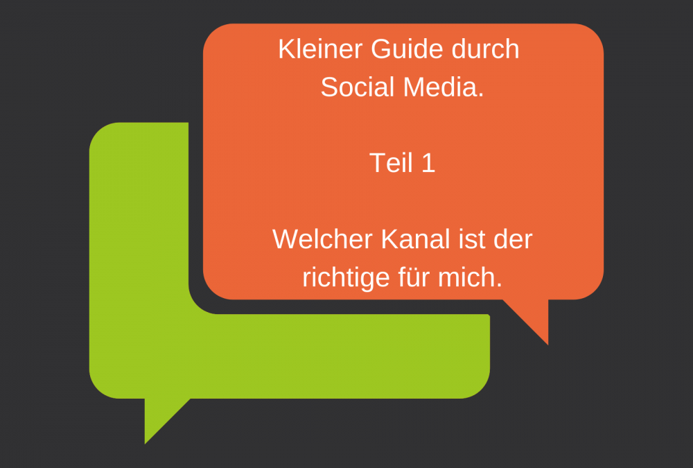 Kleiner Guide durch Social Media.