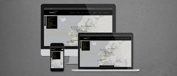 knoell Website auf Desktop, Tablet und Smartphone