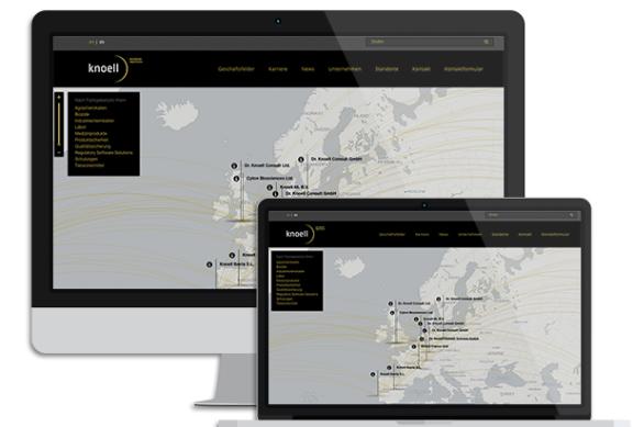 Karte mit knoell Locations