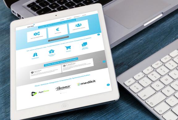 Tabletansicht Website MEP24